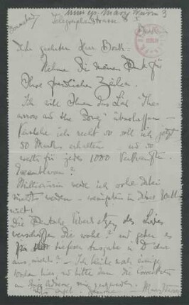 Brief an Hugo Bock : 12.06.1888