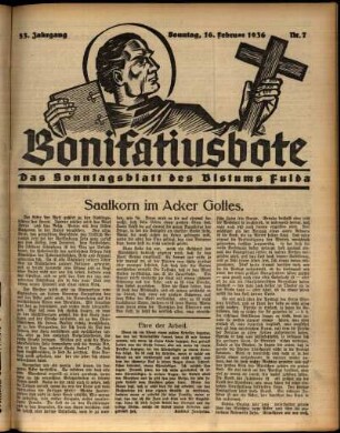 Ausgabe vom Sonntag, den 16. Februar 1936.