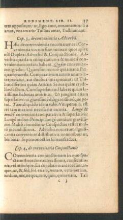 Cap. 3, de convenientia Adverbii.