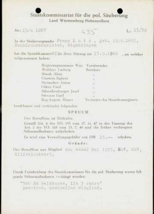 Lutz, Franz