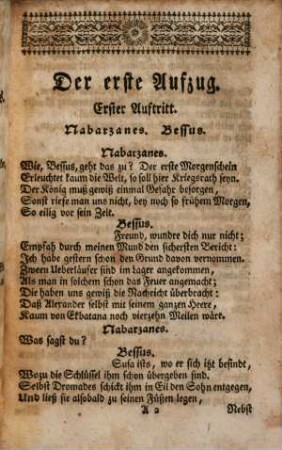 Darius : Ein Trauerspiel in fünf Aufzügen