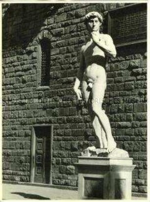 Florenz: Michelangelos David vor dem Palazzo Vecchio