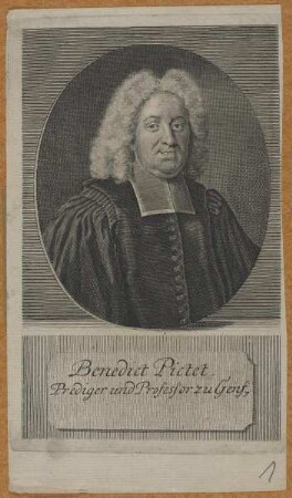 Bildnis des Benedict Pictet