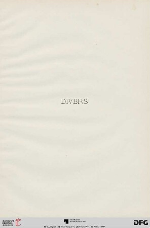 Divers (Nr. 664-674)