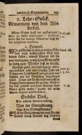 333-339, Sechster Theil