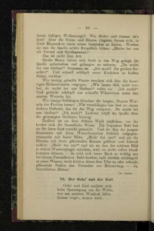83. Der Ochs' und der Esel.