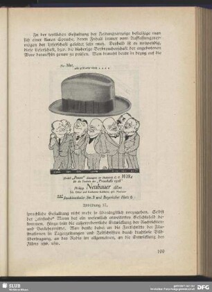 Modell "Presse" der Hutfabrik C.G. Wilke für die Tombola des "Presseballs 1928", Berlin