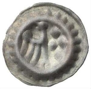 Fundmünze, Hohlpfennig, 1440 - 1470