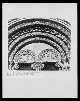 Westportal der Basílica de San Vicente — Geschichte des armen Lazarus