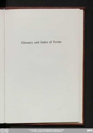 Glossary And Index Of Terms