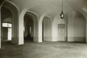 Schloss Hubertusburg, Inneres, Eingangshalle