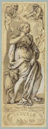 Allegorische Figur der Luxuria