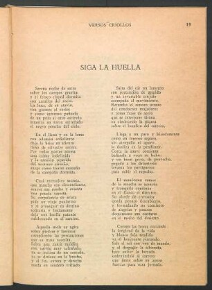 Siga la huella