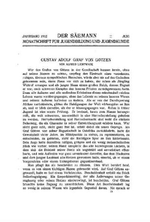 Gustav Adolf Graf von Götzen