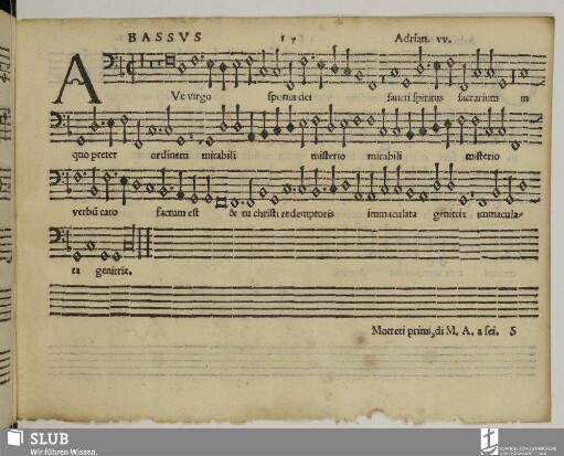 Willaert, Adrian: Ave virgo sponsa dei