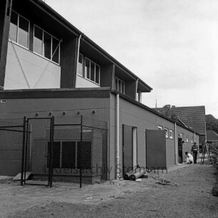 Mehrzweckhalle: Baustelle: Außenaufnahme