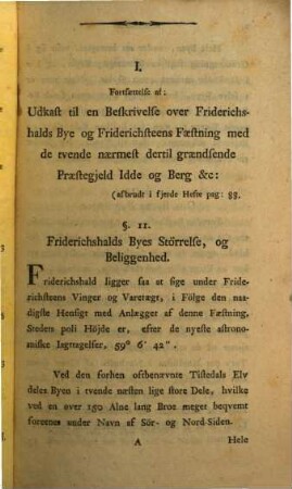 Topographisk journal for Norge. 5. 1793