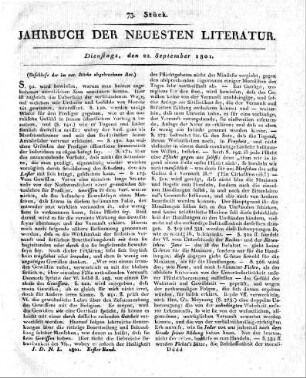 1801-09-22 : 73. Stück