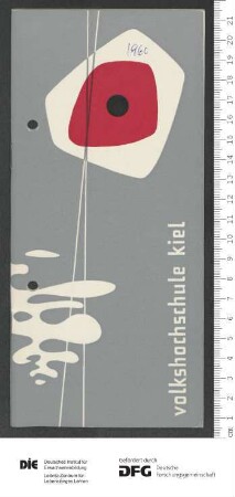 Programm 1. und 2. Trimester 1960