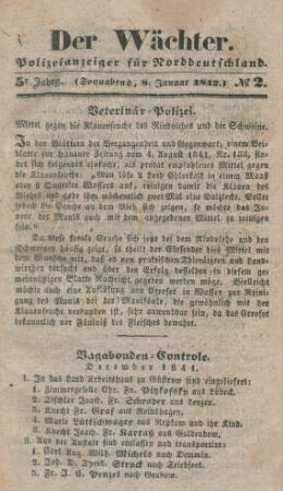 8. Januar-31. Decbr. = No. 2-106