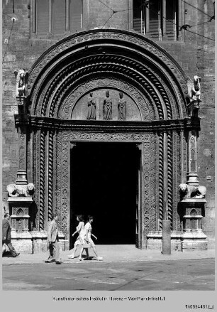 Hauptportal des Palazzo dei Priori in Perugia