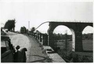 Zerstörte Brücke bei Aachen (?)