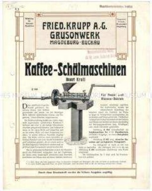 Kaffee-Schäl- und Poliermaschine