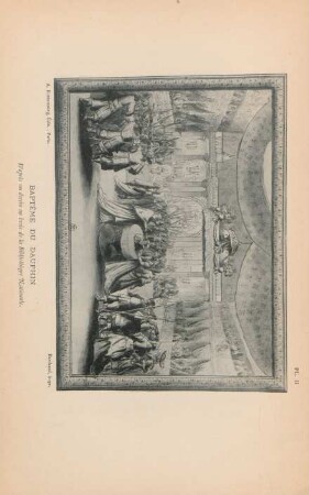 Pl. II. Baptême du Dauphin