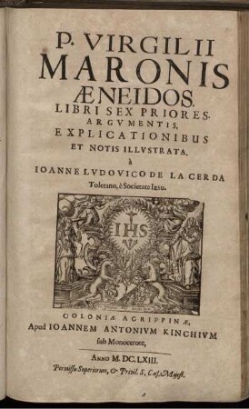 P. Virgilii Maronis Aeneidos, Libri Sex Priores