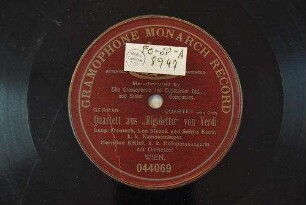 Quartett aus "Rigoletto" / von Verdi
