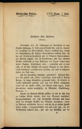 313-318, Ansichten über Reiterei (Schluß)