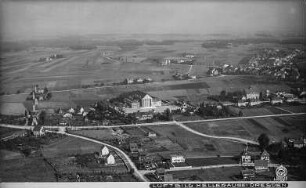 Dresden-Hellerau. Blick auf Festspielhaus und Umgebung von Südsüdwesten