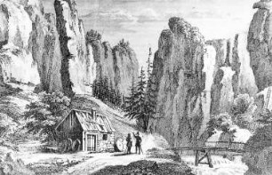 Pirna-Liebethal. Liebethaler Steinbrüche, aus: Schiffner 1840