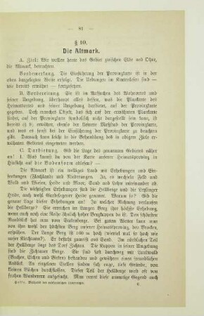 10. Die Altmark