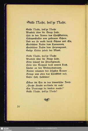 Stille Nacht, heil'ge Nacht