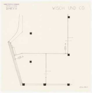 Maschinenfabrik Wisch und Co., Berlin-Spandau Erweiterungsbau: Grundriss 1:50