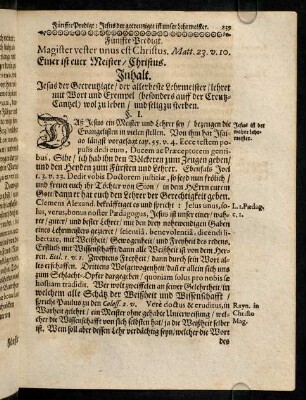239-248, Fuenffte Predigt