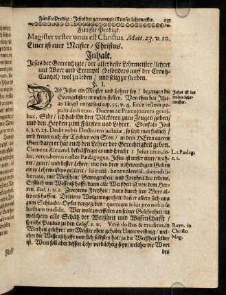 239-248, Fuenffte Predigt