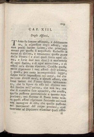XIII. Degli Affetti