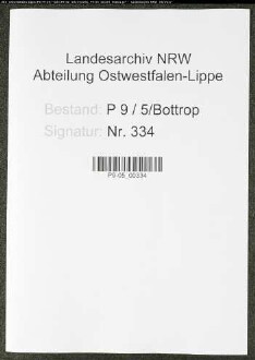 Sterberegister Standesamt Bottrop