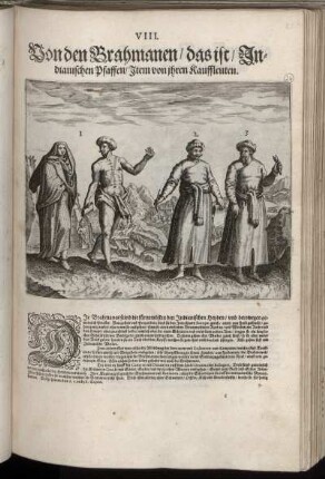 Von den Brahmanen, das ist, Indianischen Pfaffen, Item von ihren Kauffleuten