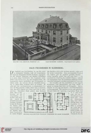 Haus Fechheimer in Nuernberg