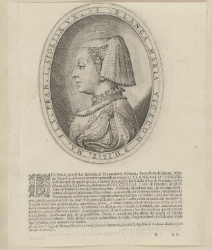 Bildnis der Bianca Maria Vicecom