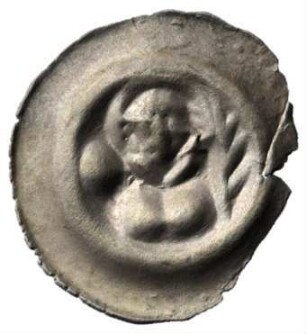 Fundmünze, Hohlpfennig, 15. Jh.?