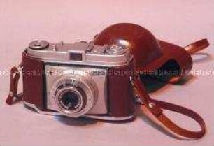 Fotoapparat Kodak "Retinette" (Typ 022) mit Original-Ledertasche