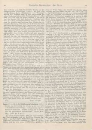 538-539 [Rezension] Osborn, Max, Die Teufelsliteratur des XVI. Jahrhunderts
