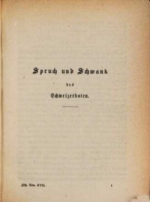 Heinrich Zschokke's Novellen und Dichtungen. 17
