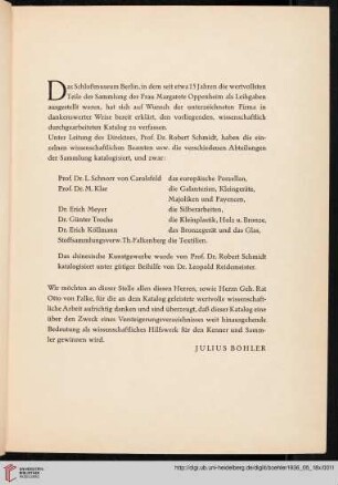 Einleitung (Julius Böhler)
