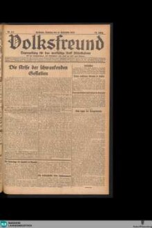 Der Volksfreund : Tageszeitung für das werktätige Volk Mittelbadens