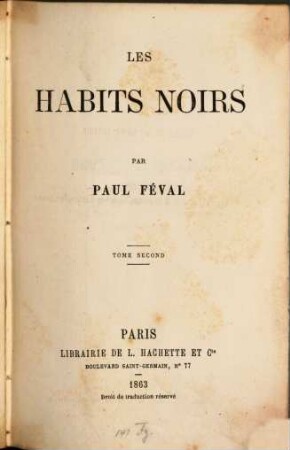Les habits noirs, 2